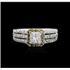 14KT White Gold 1.05ctw Diamond Ring
