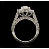 Image 3 : 14KT White Gold EGL Certified 2.31ctw Diamond Ring