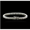 Image 2 : 18KT White Gold 15.45ctw Diamond Tennis Bracelet