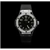 Image 1 : Hublot Stainless Steel 1.00ctw Diamond Big Bang Watch