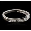 Image 2 : 14KT White Gold 0.20ctw Diamond Ring