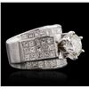 Image 2 : 18KT White Gold 4.64ctw Diamond Ring