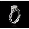 Image 3 : 14KT White Gold 1.85ctw Diamond Ring