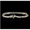 Image 2 : 14KT Two-Tone Gold 0.50ctw Diamond Bracelet