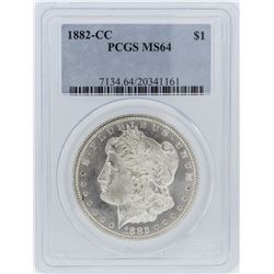 1882-CC PCGS MS64 Morgan Silver Dollar