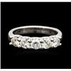 Image 1 : 14KT White Gold 1.16ctw Diamond Ring