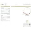 Image 6 : 14KT White Gold GIA Certified 12.20ctw Ruby and Diamond Necklace