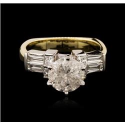 14KT Yellow Gold 2.18ctw Diamond Ring