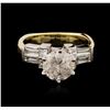 Image 1 : 14KT Yellow Gold 2.18ctw Diamond Ring