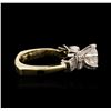 Image 3 : 14KT Yellow Gold 2.18ctw Diamond Ring