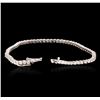 Image 3 : 18KT White Gold 2.13ctw Diamond Tennis Bracelet