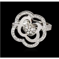 14KT White Gold 0.35ctw Diamond Ring