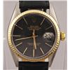 Image 2 : Rolex Two-Tone Oyster Perpetual DateJust Men's Watch