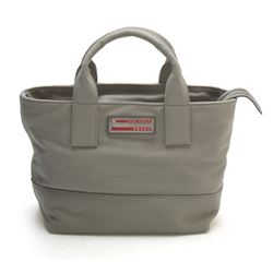 Prada Grey Canvas Sport Tote Bag