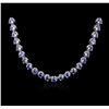 Image 2 : 14KT White Gold 15.08ctw Diamond Necklace