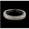 Image 1 : 18KT White Gold 0.60ctw Diamond Ring