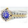 Image 6 : Rolex Two-Tone Diamond and Sapphire DateJust Ladies Watch