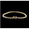 Image 2 : 14KT Yellow Gold 2.25ctw Diamond Tennis Bracelet
