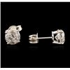 Image 2 : 14KT White Gold 1.72ctw Diamond Stud Earrings