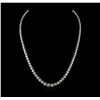 14KT White Gold 11.55ctw Diamond Necklace