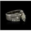 Image 2 : 14KT White Gold 2.28ctw Diamond Ring
