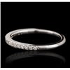 Image 2 : 14KT White Gold 0.20ctw Diamond Ring