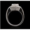 Image 3 : 18KT White Gold 2.52ctw Diamond Ring