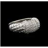 Image 2 : 0.40ctw Diamond Ring - 14KT White Gold