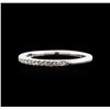 Image 2 : 14KT White Gold 0.16ctw Diamond Ring