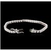 Image 3 : 14KT White Gold 5.52ctw Diamond Tennis Bracelet