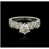 Image 1 : 14KT White Gold 1.46ctw Diamond Ring