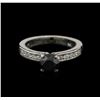 Image 1 : 1.58ctw Black Diamond Ring - 14KT White Gold