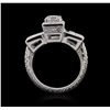Image 3 : Platinum 1.96ctw Diamond Ring
