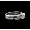 Image 2 : 14KT White Gold 1.12ctw Diamond Ring