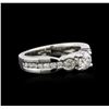 Image 2 : 14KT White Gold 1.19ctw Diamond Ring