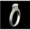 Image 3 : 14KT White Gold 0.76ctw Diamond Ring