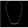 Image 1 : 14KT Yellow Gold 0.84ctw Diamond Necklace
