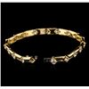 Image 3 : 18KT Yellow Gold 2.82ctw Diamond Bracelet