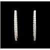 Image 1 : 14KT Yellow Gold 1.50ctw Diamond Earrings