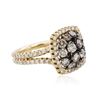 Image 2 : 14KT Yellow Gold 1.93ctw Diamond Ring