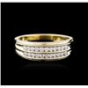 Image 1 : 14KT Yellow Gold 0.50ctw Diamond Ring