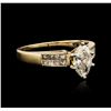 Image 2 : 14KT Yellow Gold 1.35ctw Diamond Ring