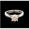 14KT White Gold 1.20ct Round Brilliant Cut Diamond Solitaire Ring