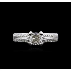 1.36ctw Diamond Ring - 18KT White Gold