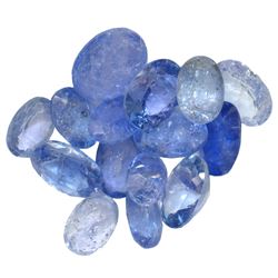 16.45ctw Oval Mixed Tanzanite Parcel