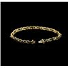 Image 3 : 10KT Yellow Gold 3.00ctw Sapphire Bracelet