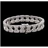 Image 2 : 14KT White Gold 2.18ctw Diamond Bracelet