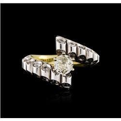 18KT Yellow Gold 1.53ctw Diamond Ring