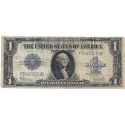 1923 $1 Large Silver Certificate Speelman / White Note