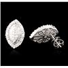 Image 2 : 18KT White Gold 1.79ctw Diamond Earrings